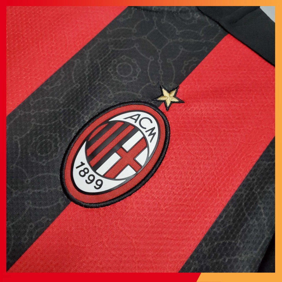 Áo Bóng Đá Ac Milan Đỏ Sân Nhà 20/21 Hàng Thái Xịn - Áo Đá Banh Đẹp ĐÀM SPORT 3