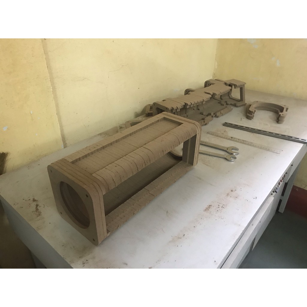 3kg Loa bluetooth DIY loại gỗ ghép nguyên khối, hình dạng tùy ý