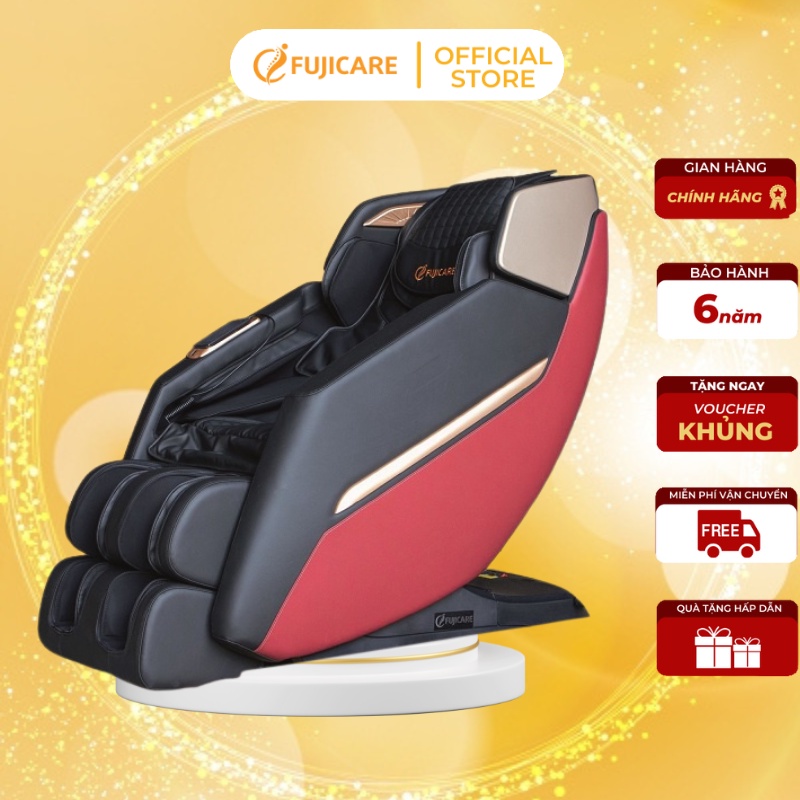 Ghế massage toàn thân FC-779, Ghế mát-xa toàn thân công nghệ Nhật Bản chế độ sưởi hồng ngoại giảm đau nhức