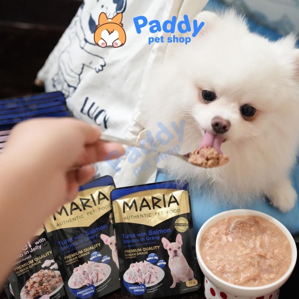 Pate Maria Dog Cao Cấp Cho Chó 70g (Best Seller tại Thái Lan)