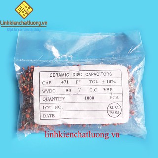 Combo 2 túi tụ gốm 471 470pf 50v