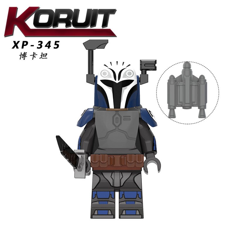 Tượng nhân vật nhỏ Ahsoka Tano phim Star Wars Series Mandalorian Troopers KT1045 cho đồ chơi lắp ráp mô hình