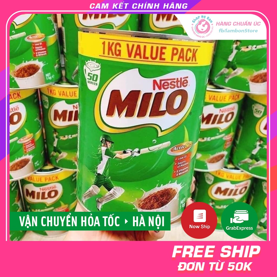 [CHUẨN AIR] Sữa Milo nội địa Úc 1kg date mới nhất - Xuất xứ Úc