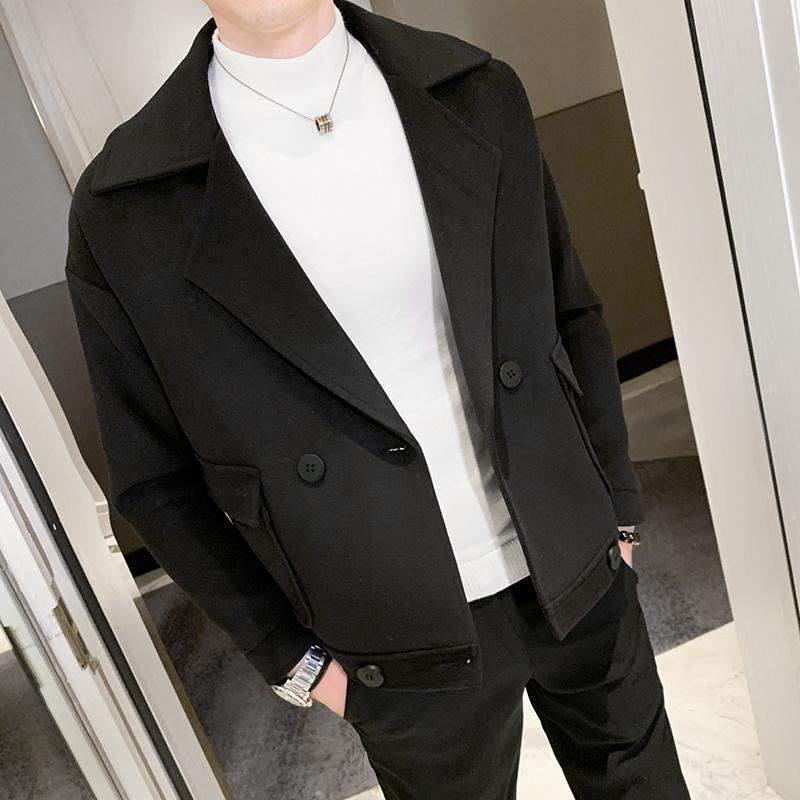 Áo khoác dạ nam thời trang thu đông  thanh niên