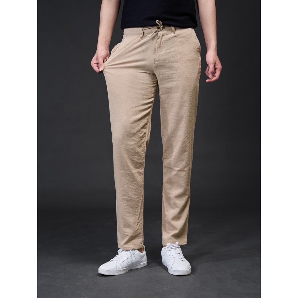Quần Đũi Linen cao cấp Musland - Quần Đũi Ống Suông Thấm hút cực tốt