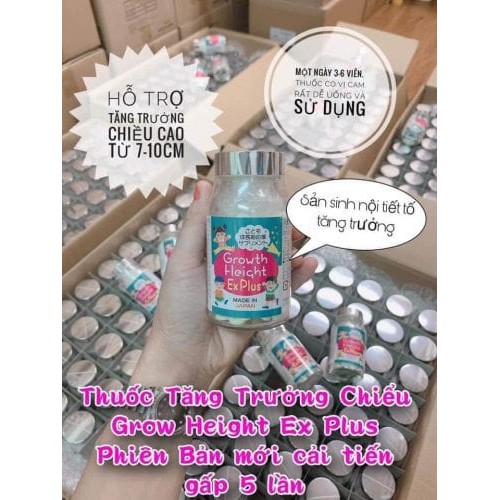 Viên uống hỗ trợ tăng chiều cao GROWTH HEIGHT EX PLUS Nhật Bản