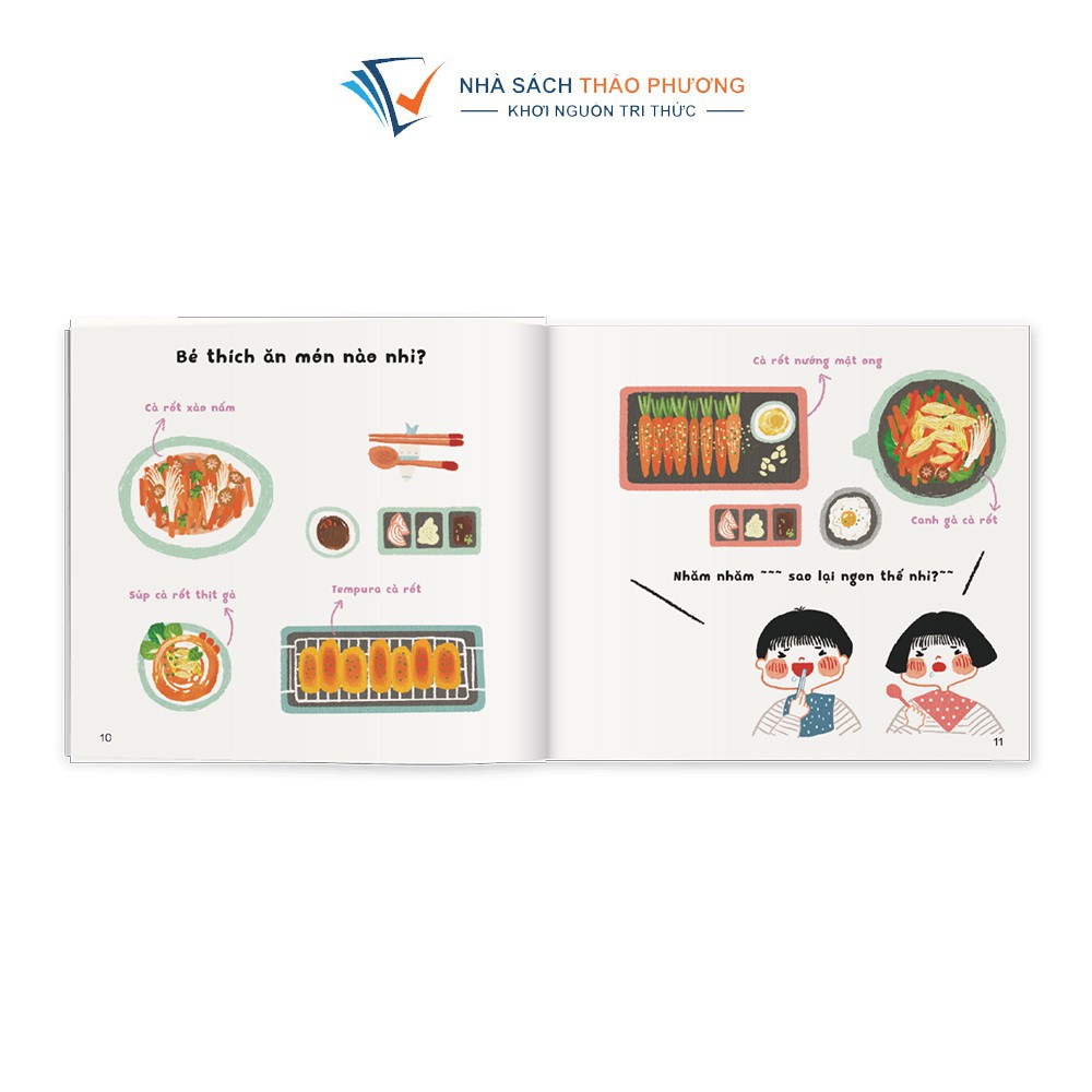 Sách - Ehon Bé thích ăn món gì nào nhỉ (Bộ 4 cuốn)