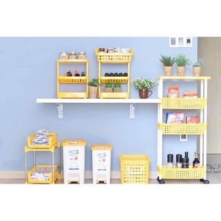 Thùng rác đạp chữ nhật Hiro 10L