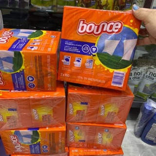 GIẤY THƠM BOUNCE 1 HỘP 160 tờ - HÀNG XÁCH TAY SIÊU THỊ COSTCO MỸ