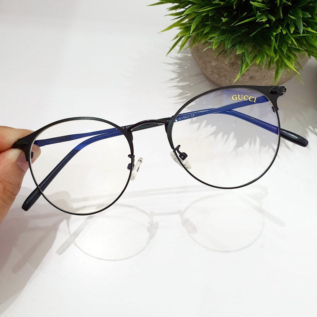 Gọng Kính Cận Kim Loại Dáng Bầu GC7024 - Lắp Mắt Cận Theo Yêu Cầu | BigBuy360 - bigbuy360.vn