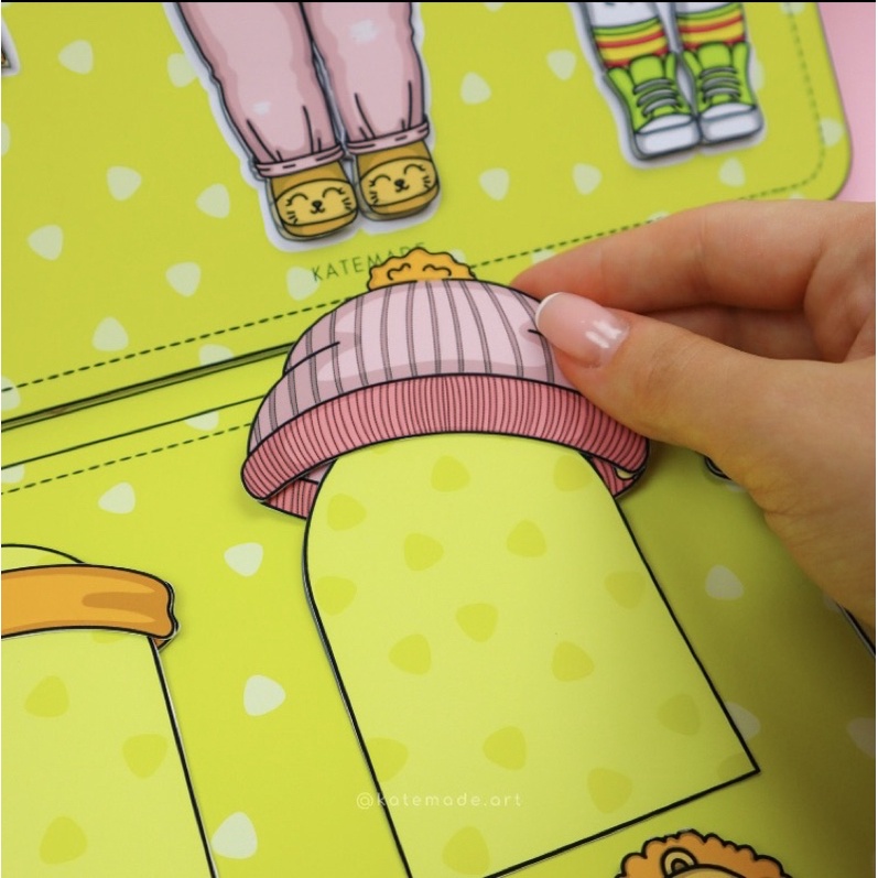 Búp bê giấy em bé búp bê giấy siêu xinh