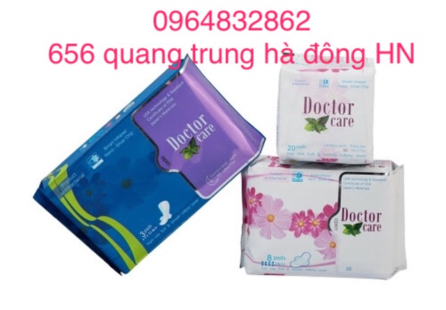 Combo 1 bộ băng vệ sinh doctor care ngày, hàng ngày, đêm