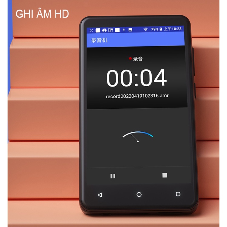 Máy Nghe Nhạc Android MP4 Màn Hình Cảm Ứng 4.0 Inch Kết Nối Bluetooth WiFi Ruizu H11 Bộ Nhớ 16GB
