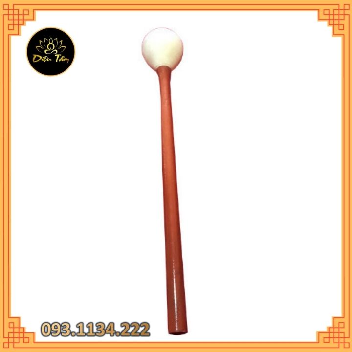Mõ tụng kinh niệm phật gồm Mõ+dùi+đệm hàng đẹp ĐÀI LOAN gỗ cao cấp size 6inh