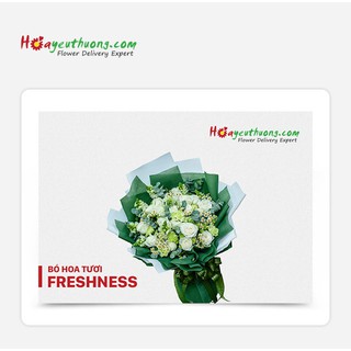 HN, HCM [Evoucher] Phiếu quà tặng Bó Hoa Tươi - Freshness tại thương hiệu Hoa Yêu Thương