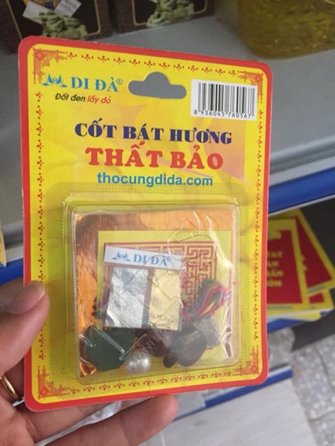 CỐT BÁT HƯƠNG (THẤT BẢO) DI ĐÀ 100% hàng thật dùng để bốc bát hương | BigBuy360 - bigbuy360.vn