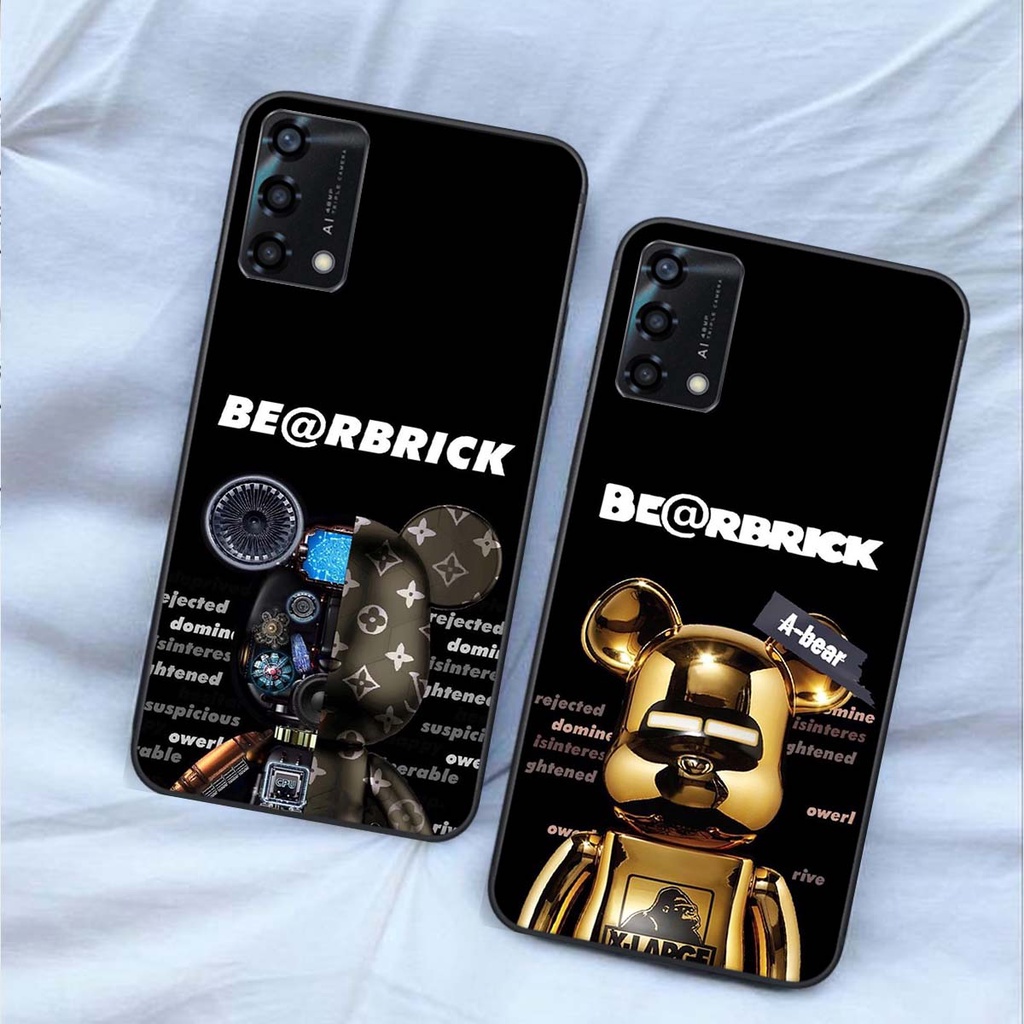 🔥 Ốp Oppo A95 / A74 bộ hình gấu bear brick 3D cá tính siêu đẹp
