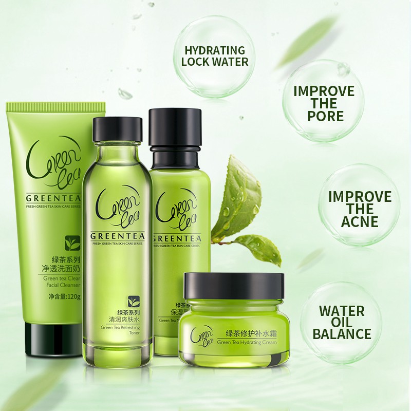 Sữa Rửa Mặt LAIKOU 120g Chiết Xuất Trà Xanh Kiềm Dầu Chăm Sóc Da Hiệu Quả