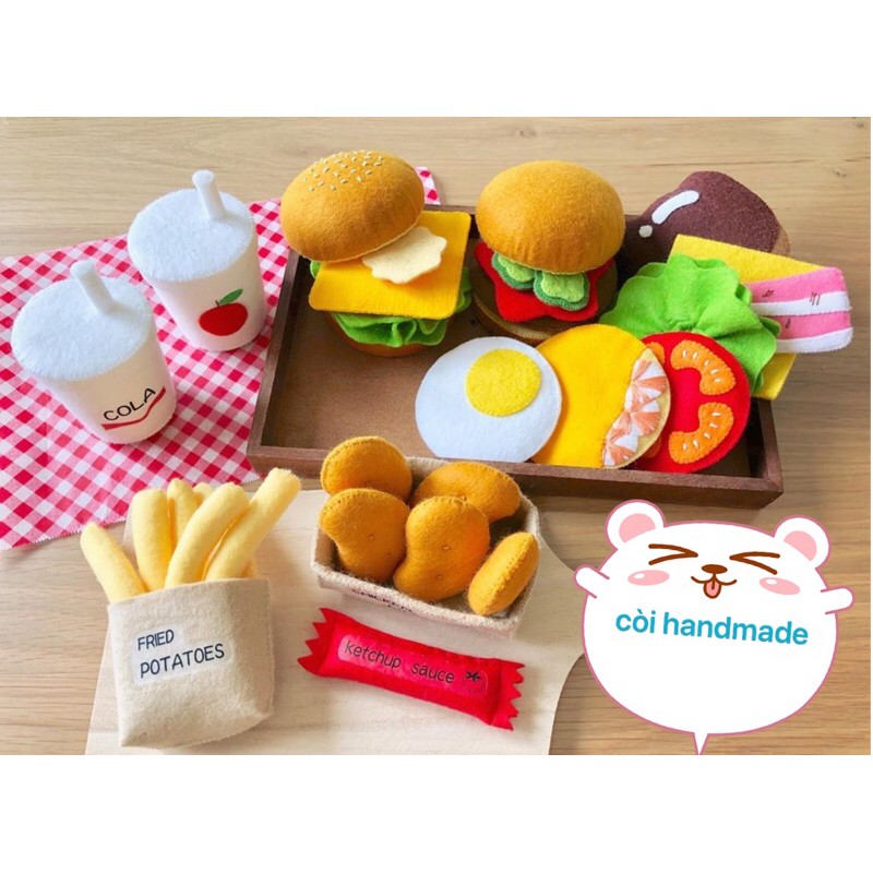 Đồ ăn làm từ vải dạ