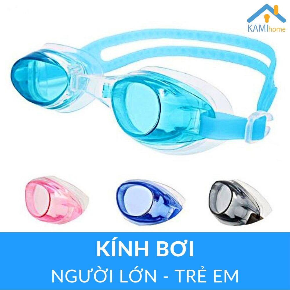 Kính bơi cho trẻ em và người lớn có bịt tai (Hộp nhựa) mã 50078
