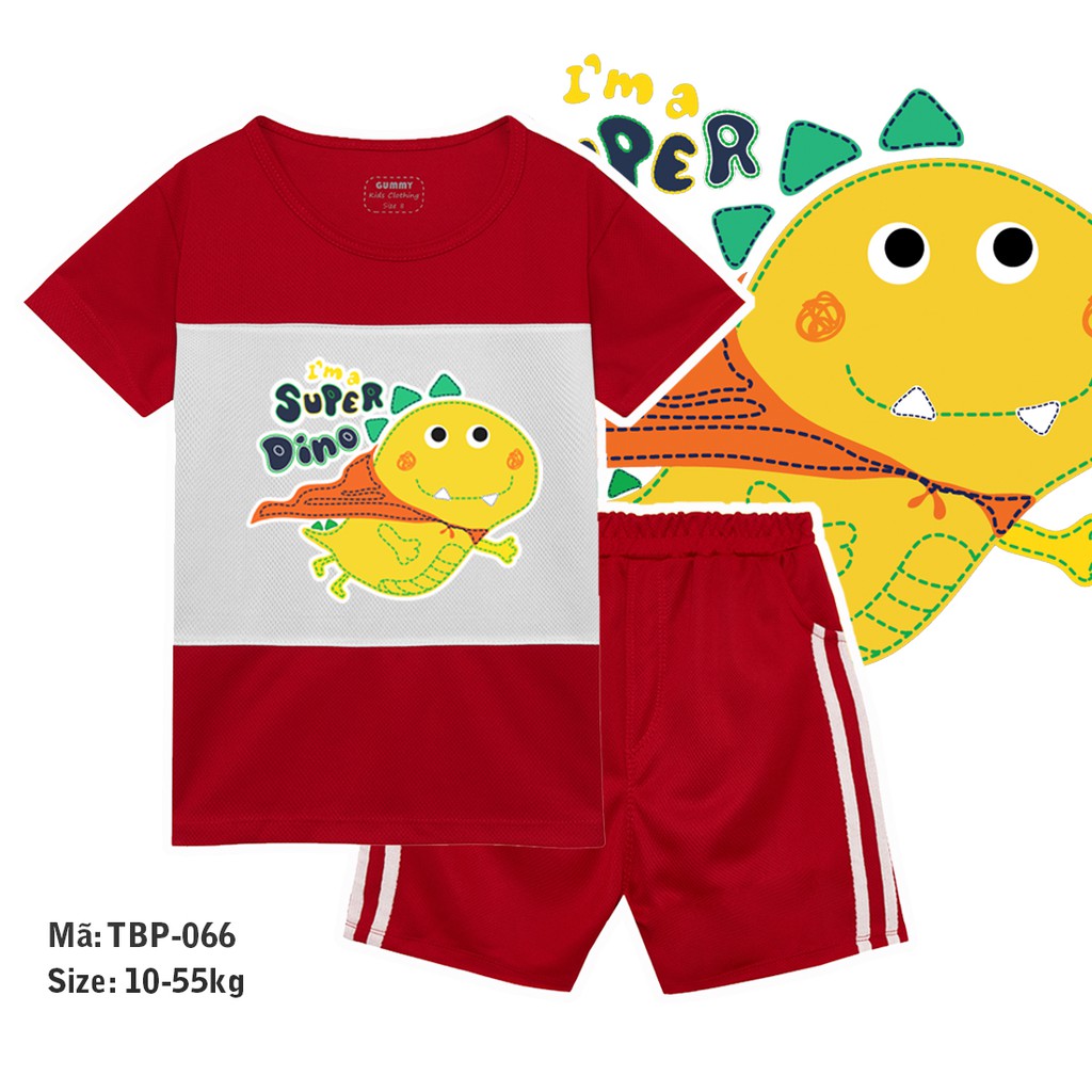 TBP-Bộ thun bé trai GUMMY 10-55kg k
