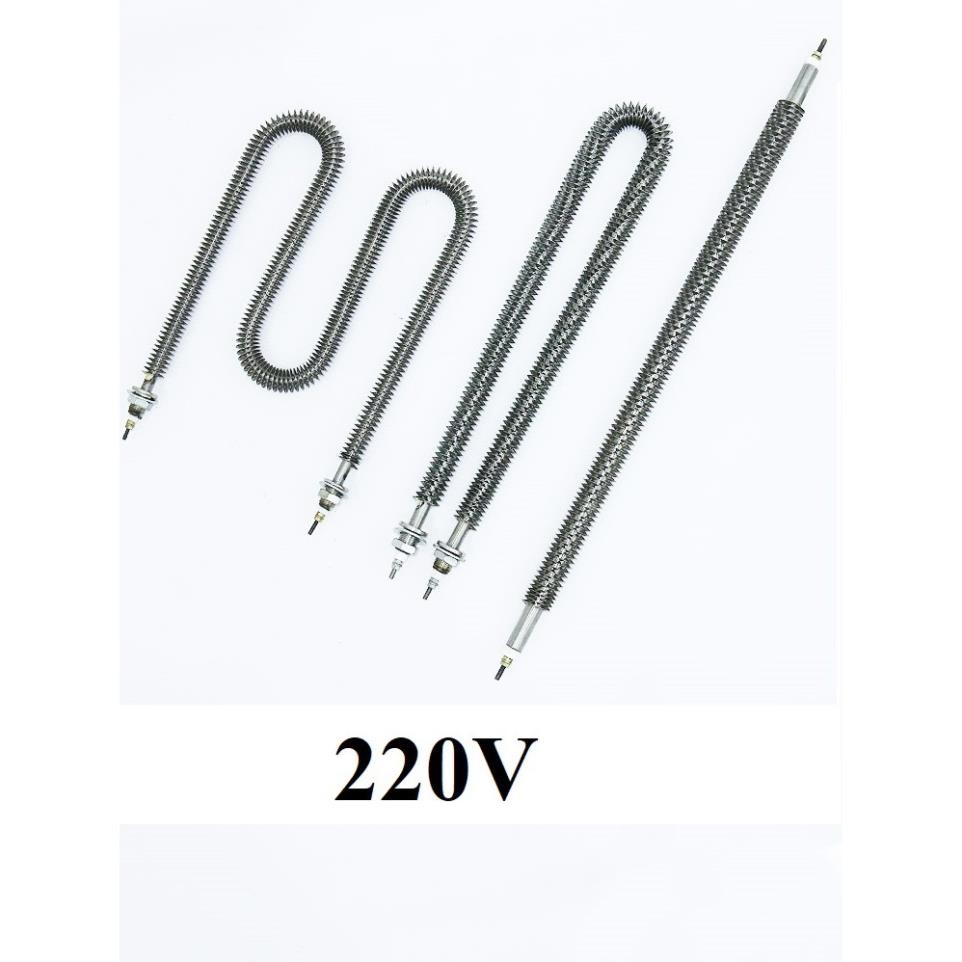 220V - 80cm Thanh nhiệt U sấy điện trở sấy khô không khí gia nhiệt cánh tản đốt nóng