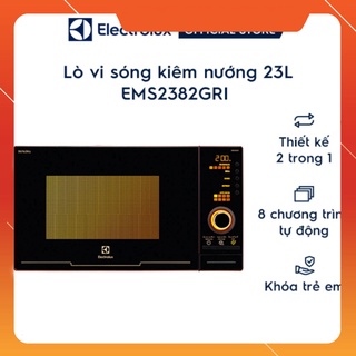 Lò vi sóng electrolux ems2382gri 23 lít - hàng chính hãng