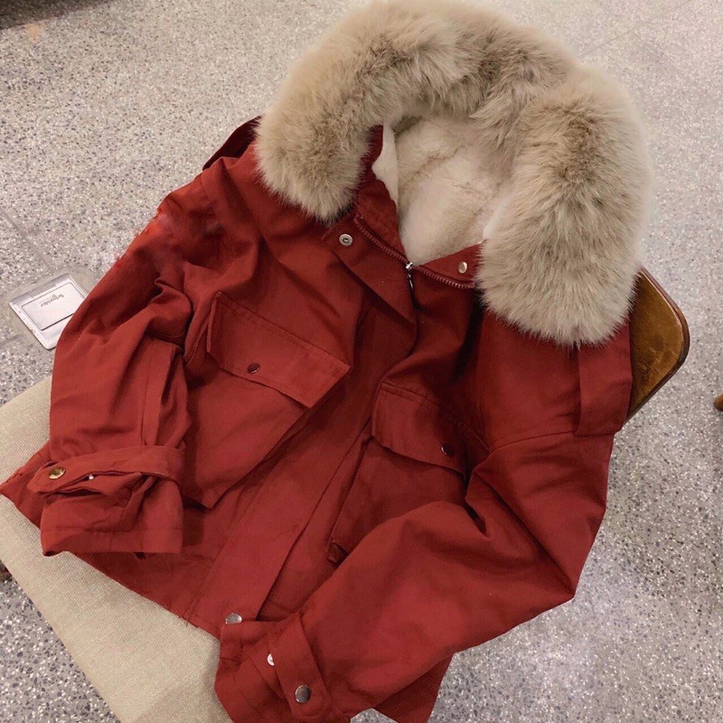 ÁO PHAO LÔNG TÚI HỘP RÚT DÂY