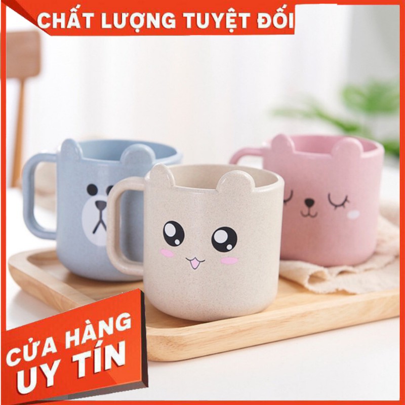 Cốc Uống Nước Cho Bé Chất Nhựa Lúa Mạch Cao Cấp (Mẫu 1)