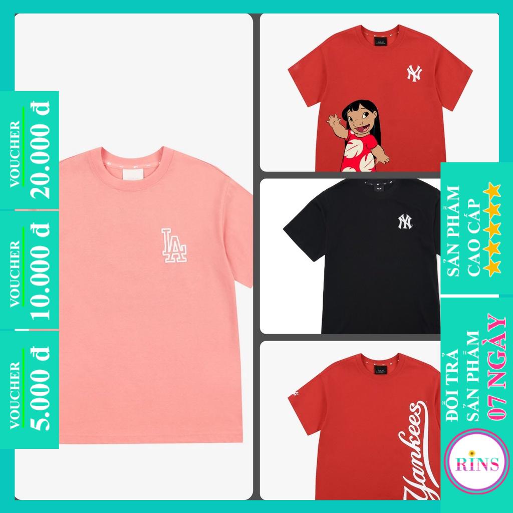 Áo Thun MLB Unisex Áo Phông MLB Nam Nữ Tay Lỡ Form Rộng