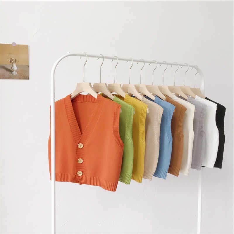 Áo khoác cardigan NZN bằng vải dệt kim mỏng không tay dáng rộng thời trang mùa thu cho nữ có 8 màu tùy chọn