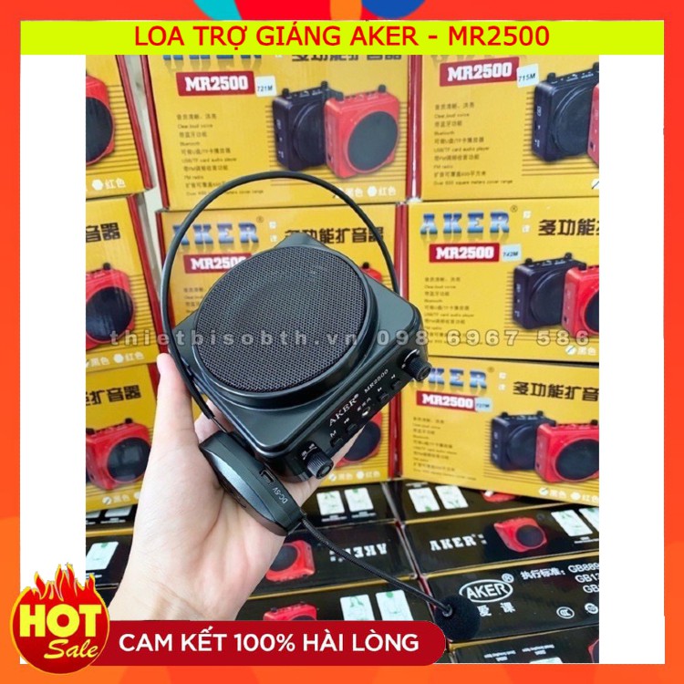 Loa Trợ Giảng AKER MR2500W Không Dây Cao Cấp, Kết Nối Bluetooth