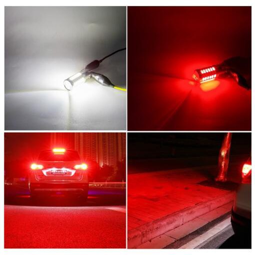 1 Đèn led Phanh Xe Hơi T20 7443 1156 BA15S 1157 BAY15D 5630 5730 33 Smd 12V