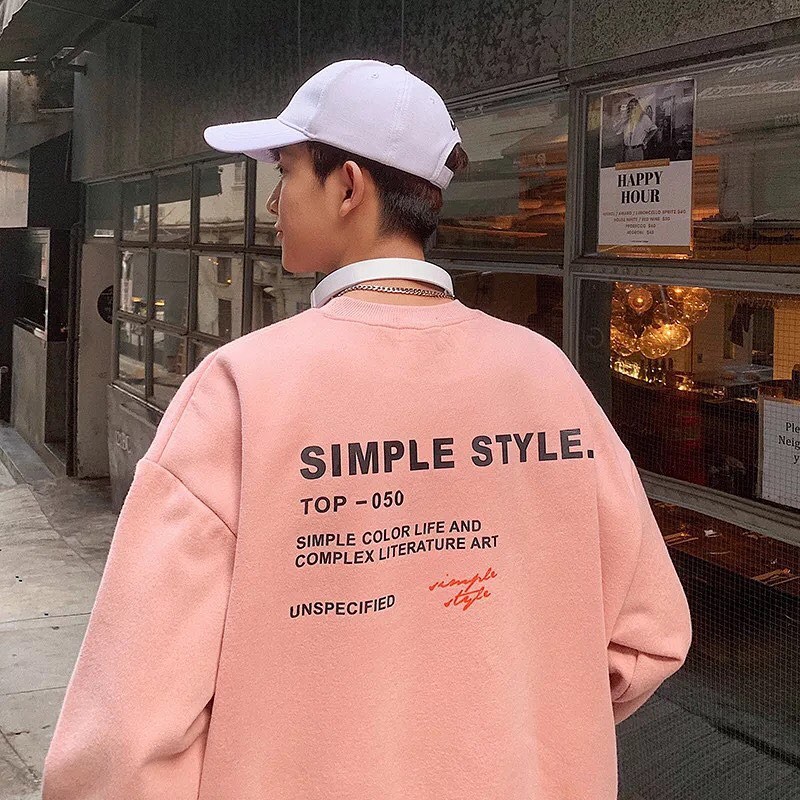 Áo sweater phong cách unsiex - kèm ảnh thật (gin store)