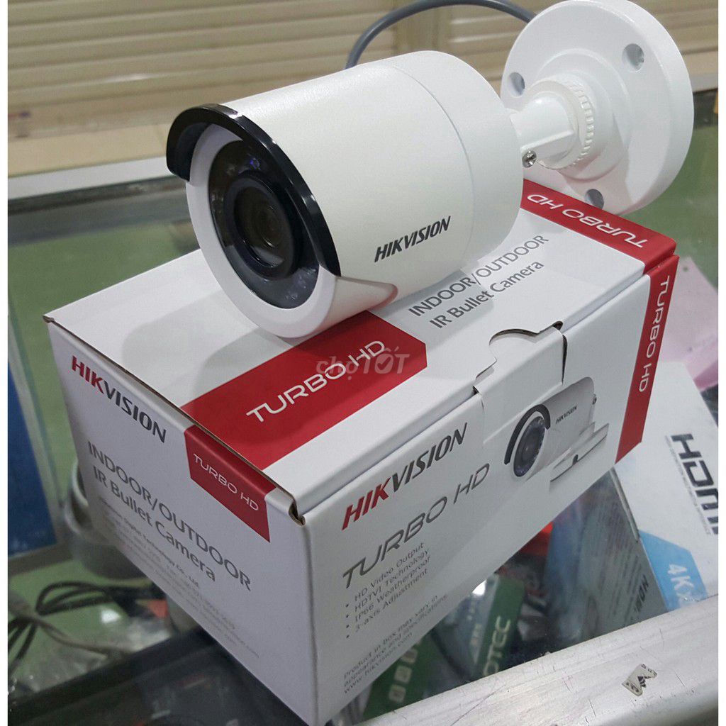 Camera thân ngoài trời chống nước hikvision DS-2CE16C0T-IR