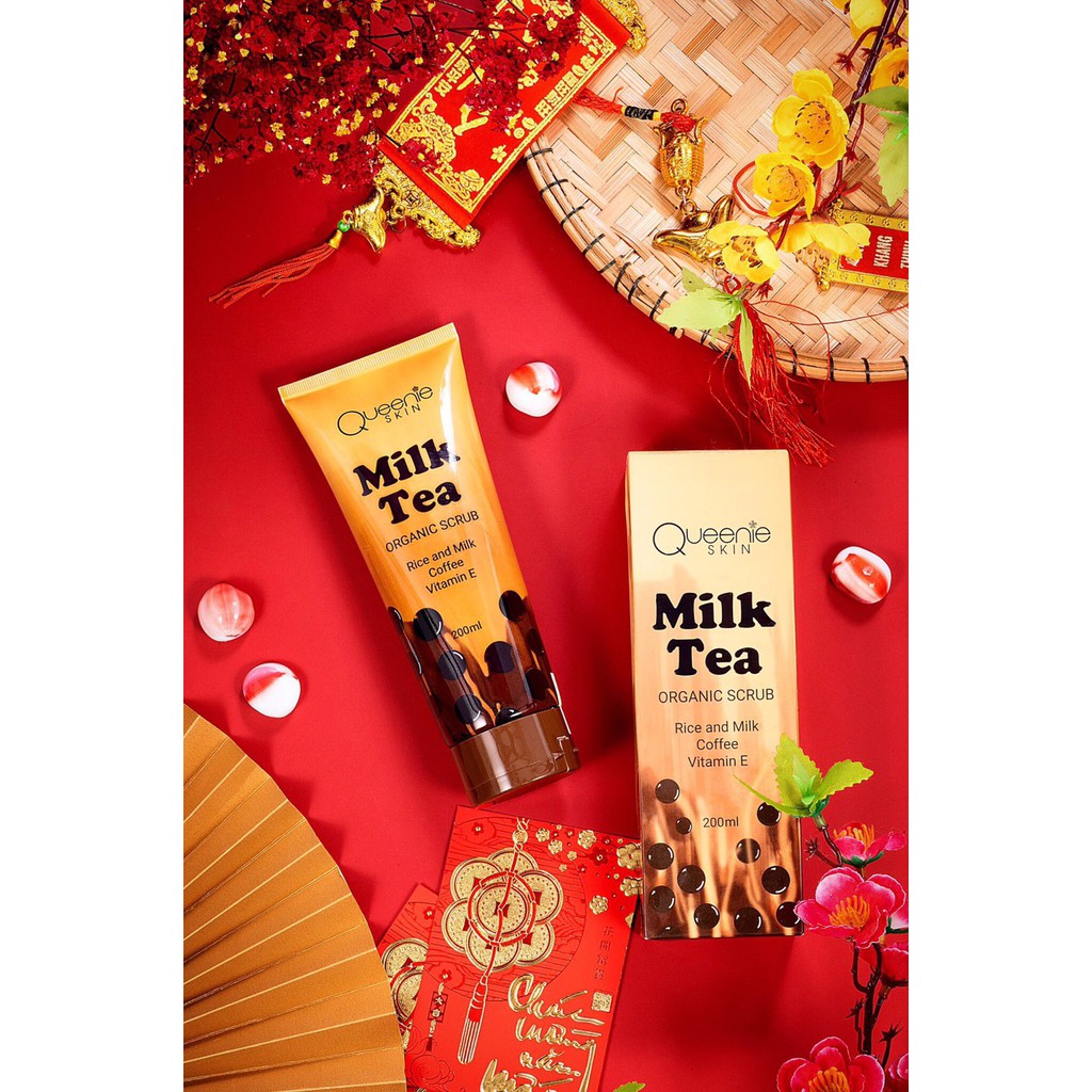 Tẩy Tế Bào Chết Milk Tea Queenie Skin