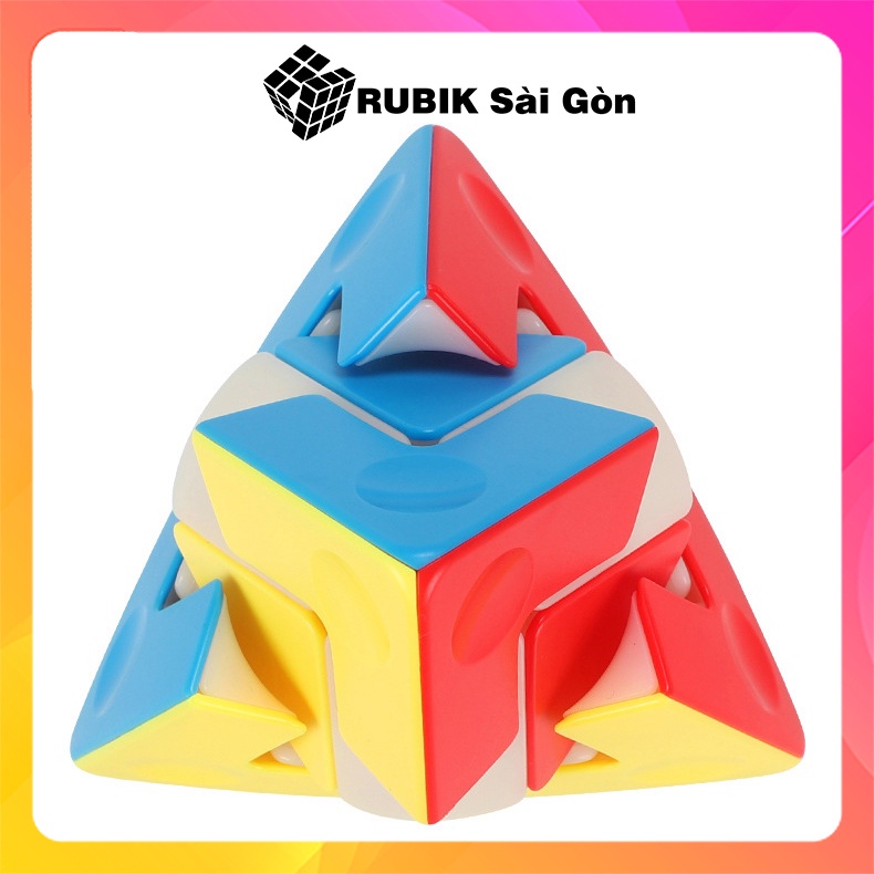 Rubik Biến Thể Tam Giác ShengShou Pyraminx Magic Tower 2 Rubic Kim Tự Tháp Trong Tháp Đẹp Xoay Trơn Mượt Đồ Chơi Trí Tuệ