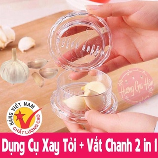 Dụng Cụ Xay Tỏi, Ớt + Vắt Chanh 2 in 1 - Made in Việt Nam [Thanh Mai Shop]