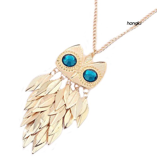 vòng cổ Hợp Kim Mặt Hình Chim Cú Mèo Xinh Xắn Cho Nữ