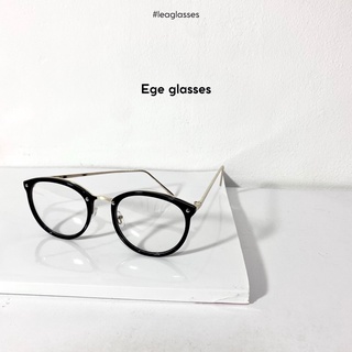 Mắt kính trứng gọng tròn bầu kim loại sang trọng