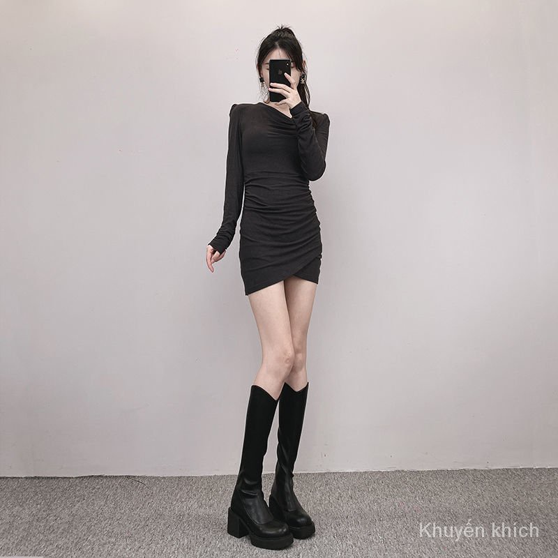 Giày bốt da mềm dáng ôm dài tới gối thời trang mùa thu dành cho bé 2021