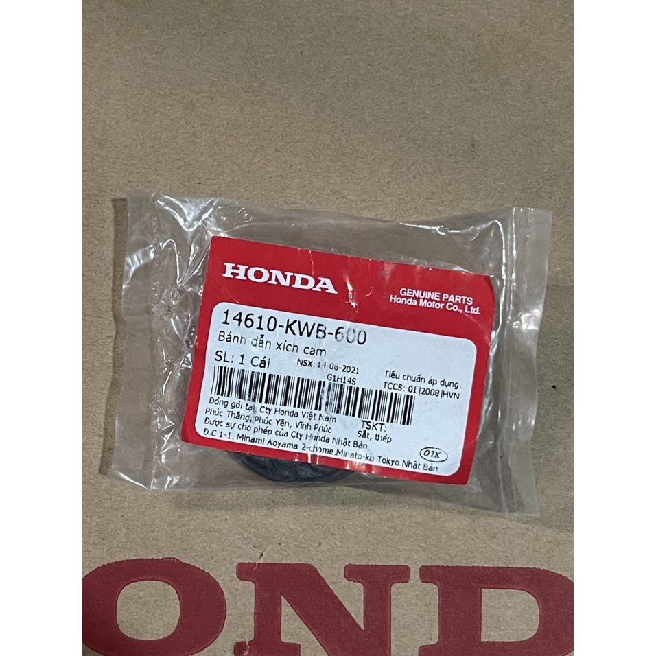Bánh trung gian Wave 110 Honda, mã sp 14610KWB600