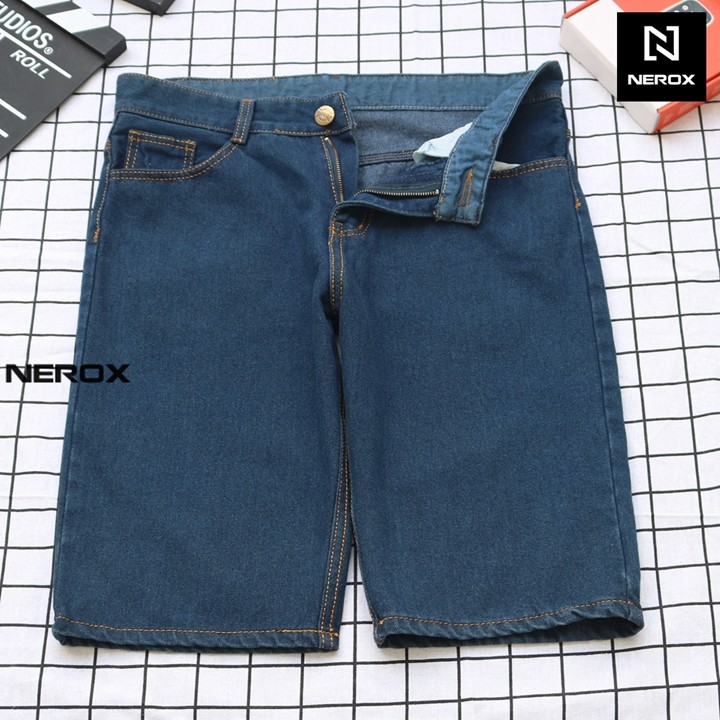 Combo 3 quần short jean nam vải đẹp 3 màu Xanh Đen, Xanh Đậm, Xanh Nhạt, NER - QSJ - CB3 - 161 | quần shorts nam – NEROX | BigBuy360 - bigbuy360.vn