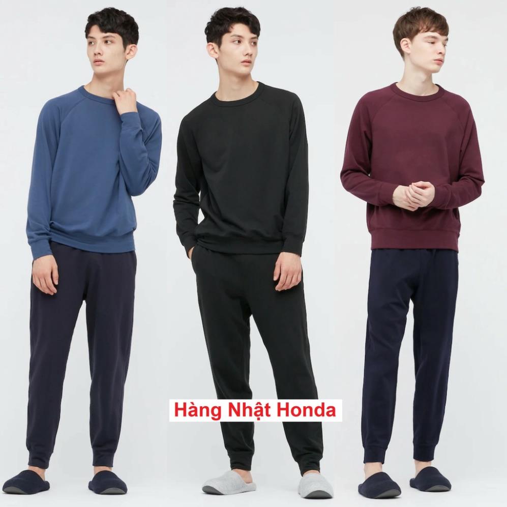 Bộ Quần Áo Nỉ Trơn Siêu Co Dãn Nam ⚡