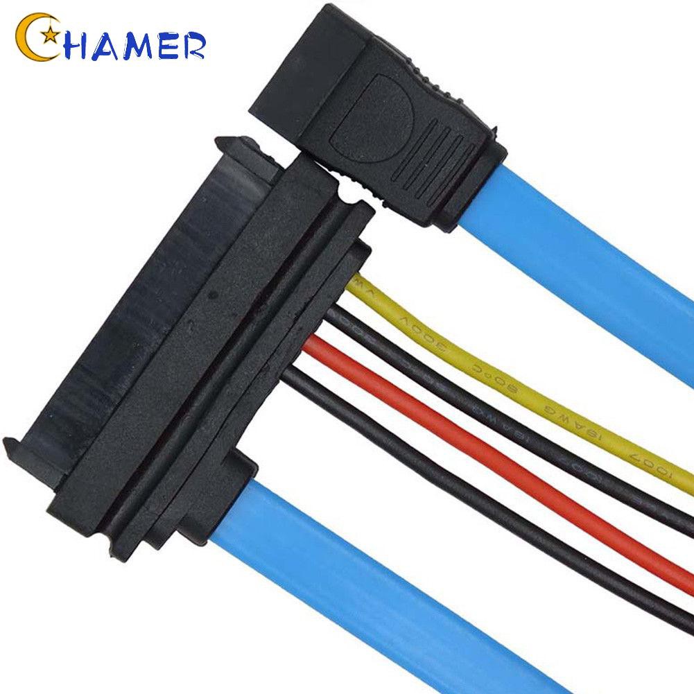 New 7 Pin Serial ATA Female LP4 Male 29 Pin SAS Female Blue SCSI SFF-8482 to SATA HDD Hard Disk for Work Station Cable