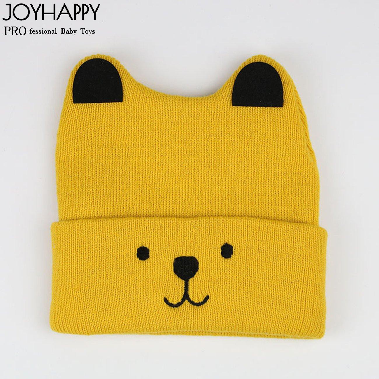 Joycute Mũ Beanie Đan Len Họa Tiết Hoạt Hình Dễ Thương Cho Bé Trai Và Gái