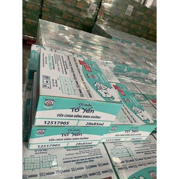 Thùng Sữa Chua Tổ Yến  gói 85ml Date 10/2023