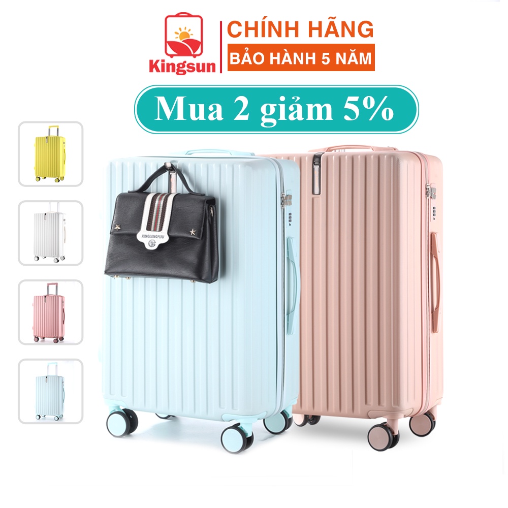 Vali du lịch cao cấp vali kéo nhựa Kingsun Mã 219