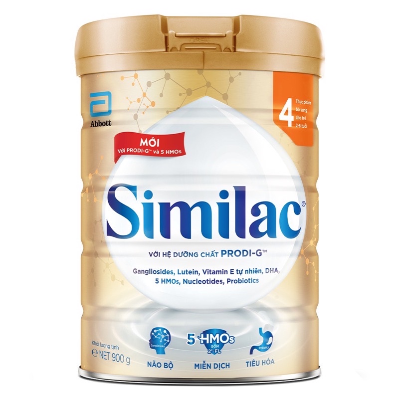 Sữa Similac IQ Plus HMO số 4 900g (Mẫu mới 5G)