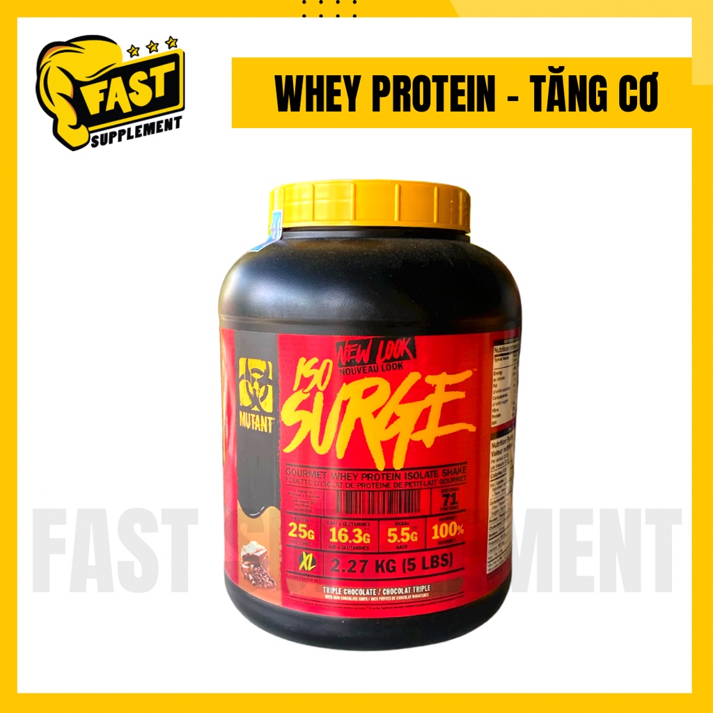Sữa Tăng Cơ Whey Protein Mutant Iso Surge